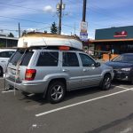 Martha the Minto on the Jeep - Seattle Duck Dodge Sailboat Race in a Minto on July 16, 2019