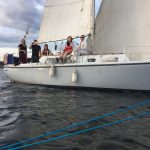 Seattle Duck Dodge Sailboat Race in a Minto on July 16, 2019