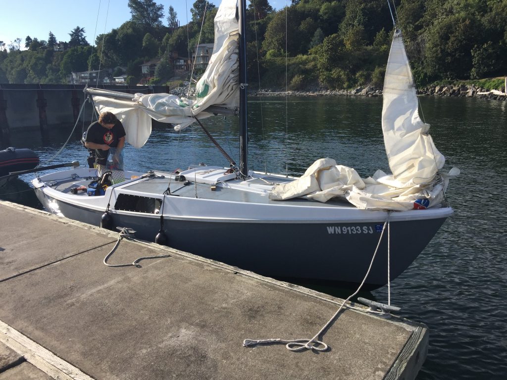 Shane's old Cal 20 Mija