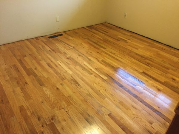 Finished back bedroom floor