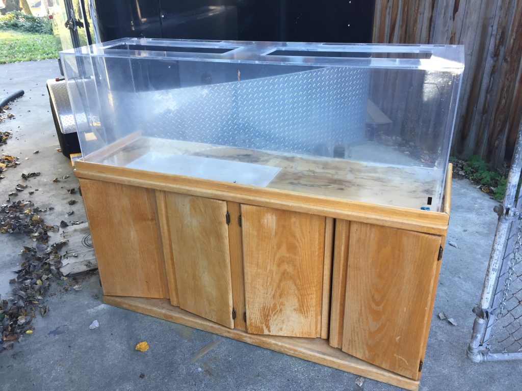 free 90 gallon tank and stand