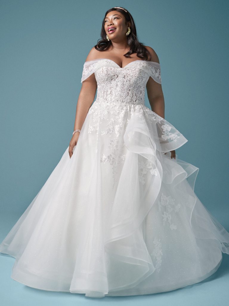 Plus Size Off The Shoulder Wedding Dresses For A Whimsical Celebration 