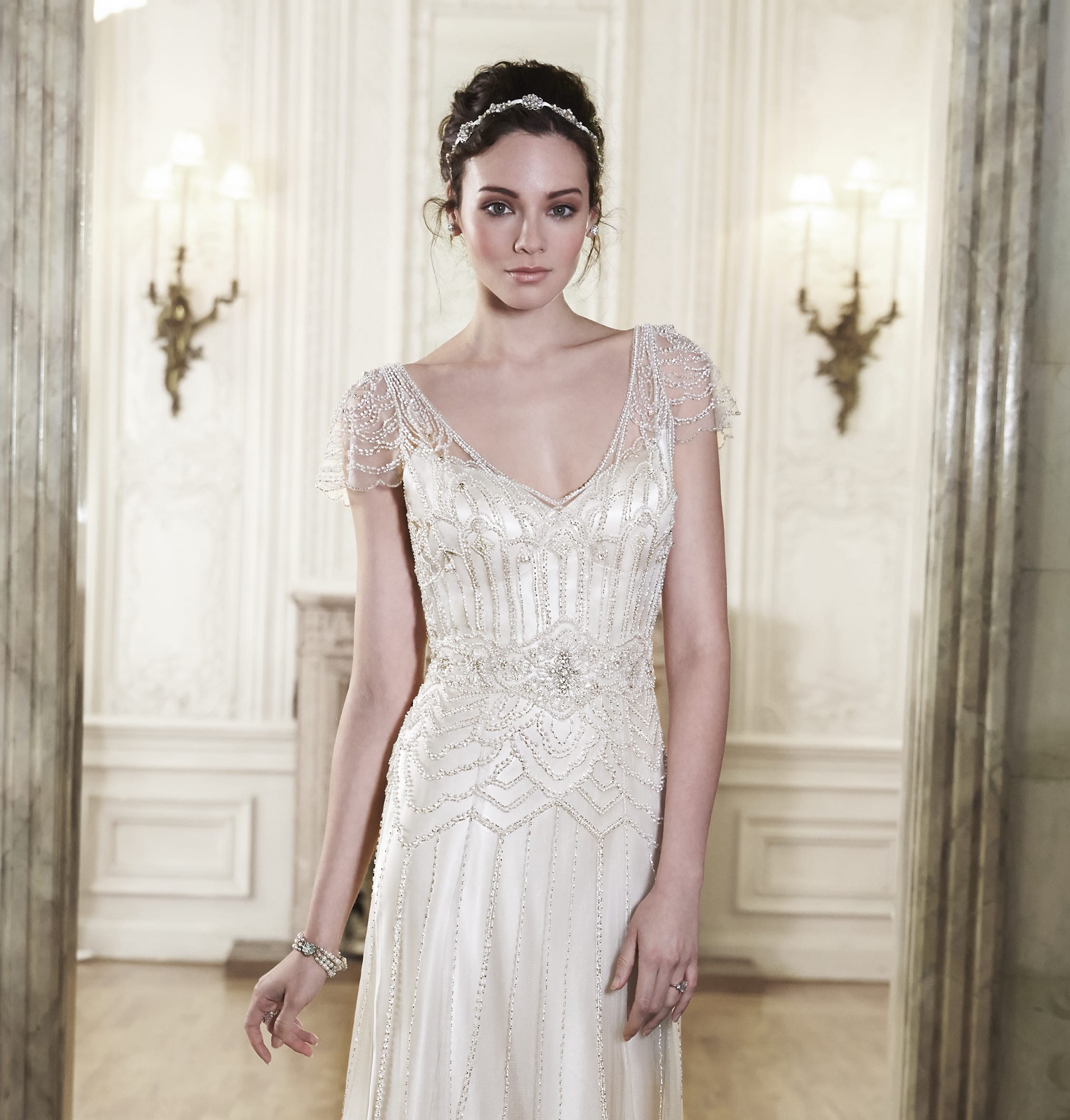 gatsby style wedding dress