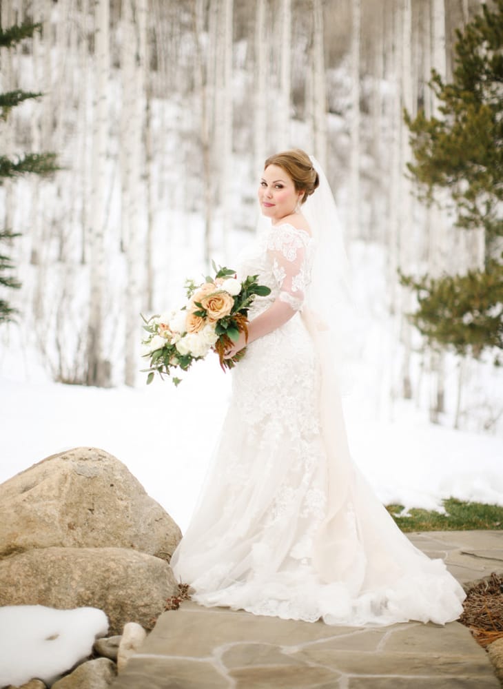 Rustic Winter Wedding In Colorado Love Maggie Love Maggie