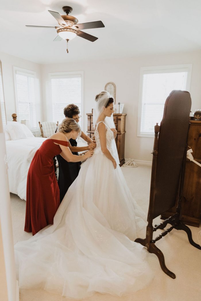 Beauty The Beast Themed Wedding Featuring A Princess Wedding Dress