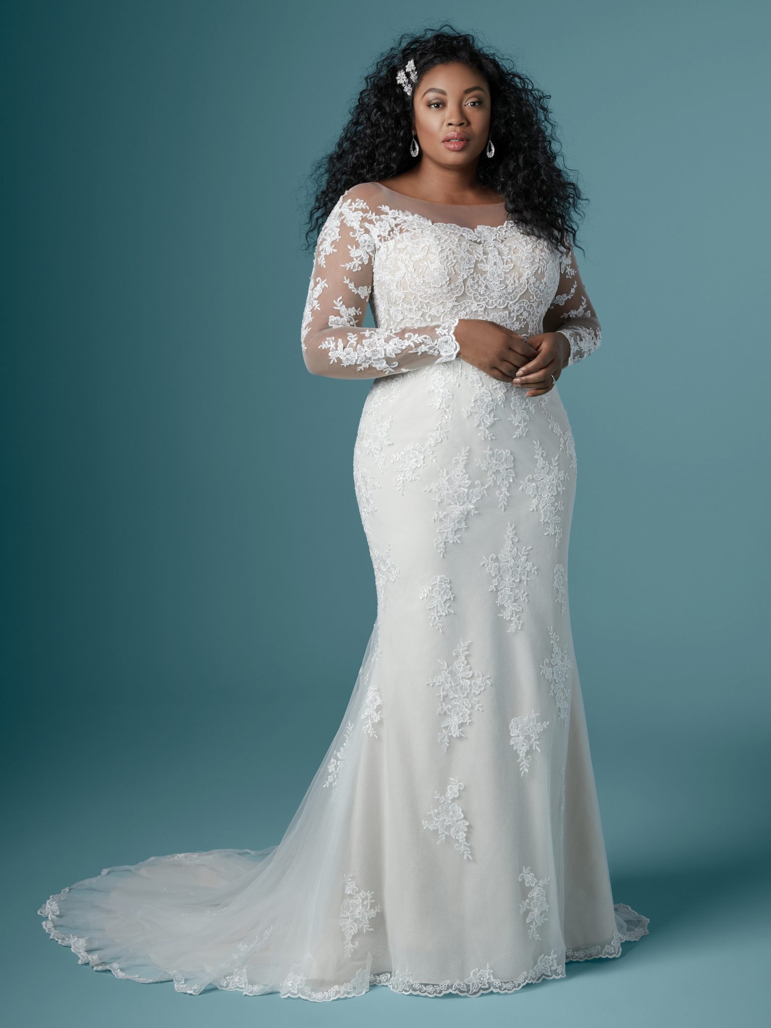 Plus Size Off-the-Shoulder Wedding Dresses for a Whimsical Celebration