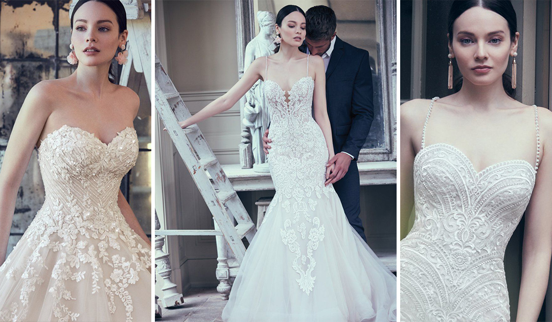 maggie sottero strapless lace wedding dresses