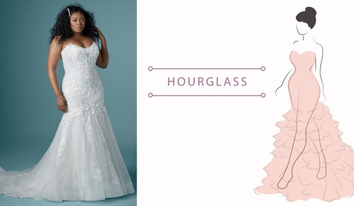 wedding dresses for hourglass figure