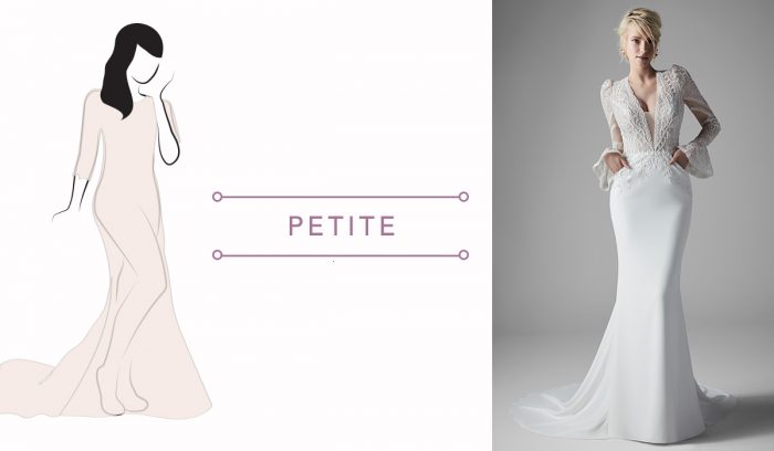 best wedding dresses for petite brides