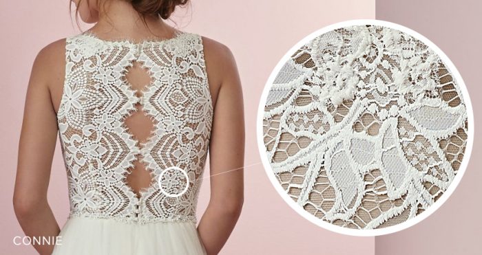 Connie Lace Wedding Dress by Rebecca Ingram