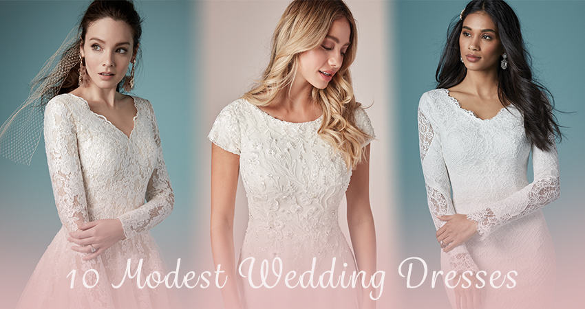 modest dresses for weddings