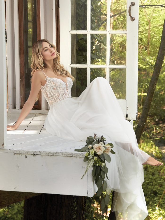 budget boho wedding dress