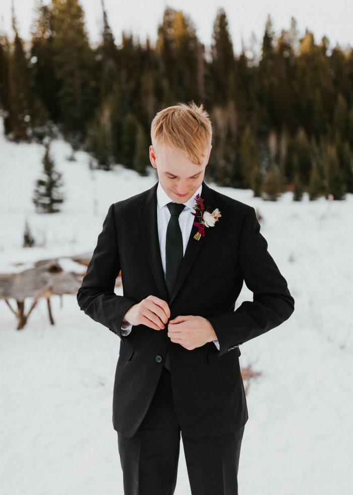 winter groomsmen attire