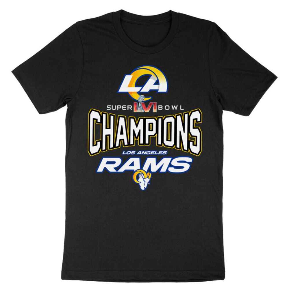 2022 Super Bowl Lvi Champions Los Angeles Football Go La Rams Unisex T-shirt