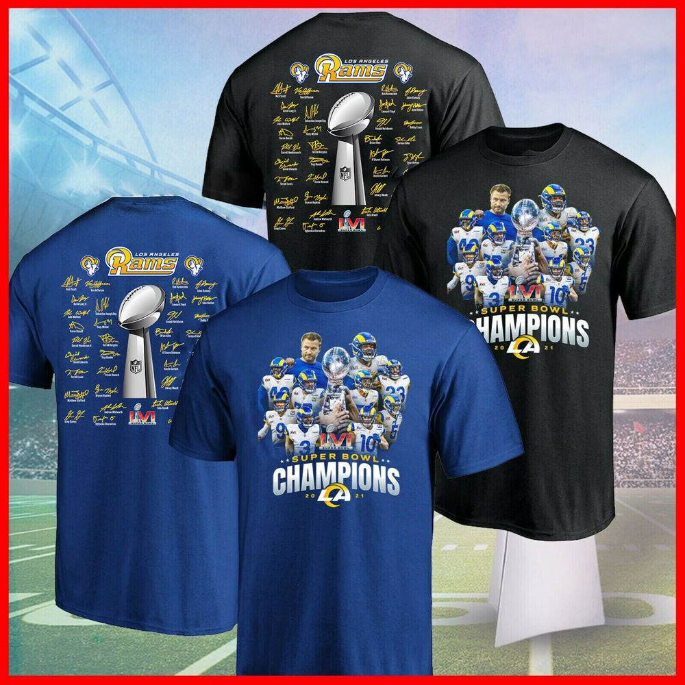 Los Angeles Rams Super Bowl Lvi Champions Shirt
