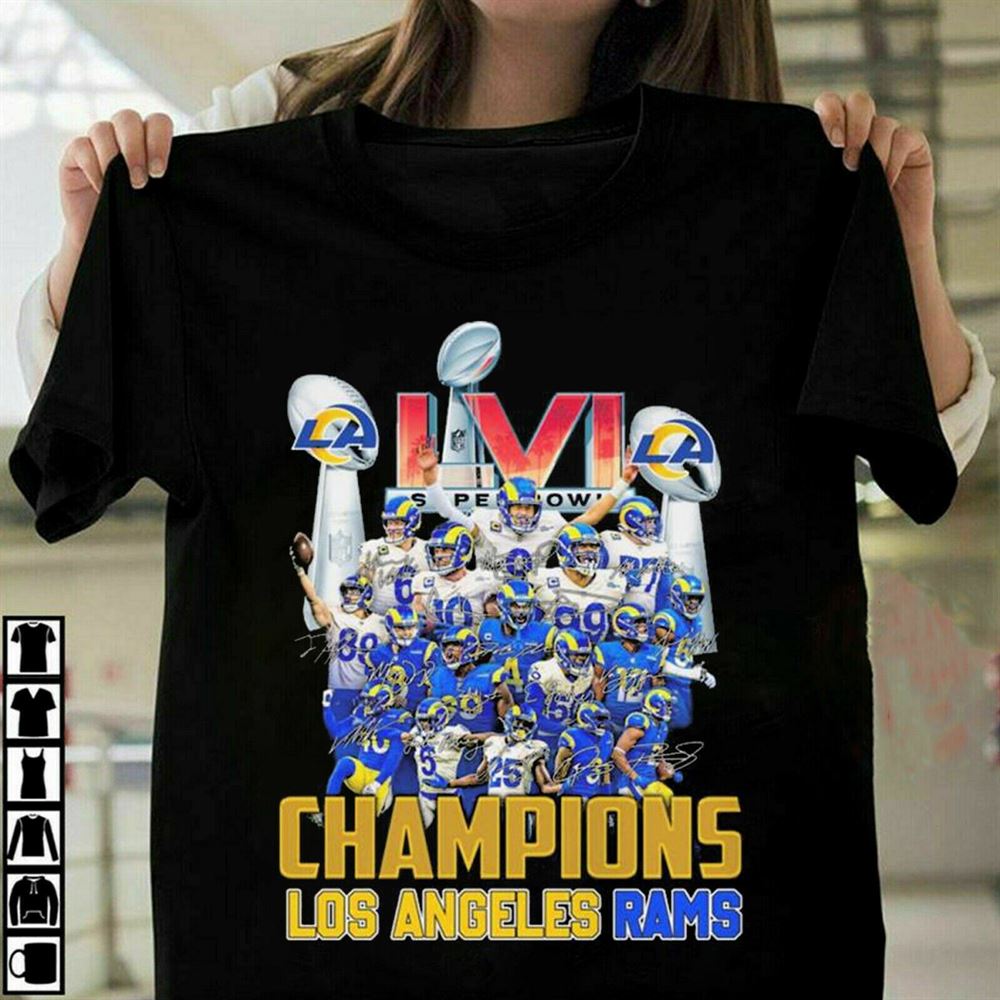 Los Angeles Rams Team Champs Super Bowl 2022 T-shirt S-5xl Gift Fan