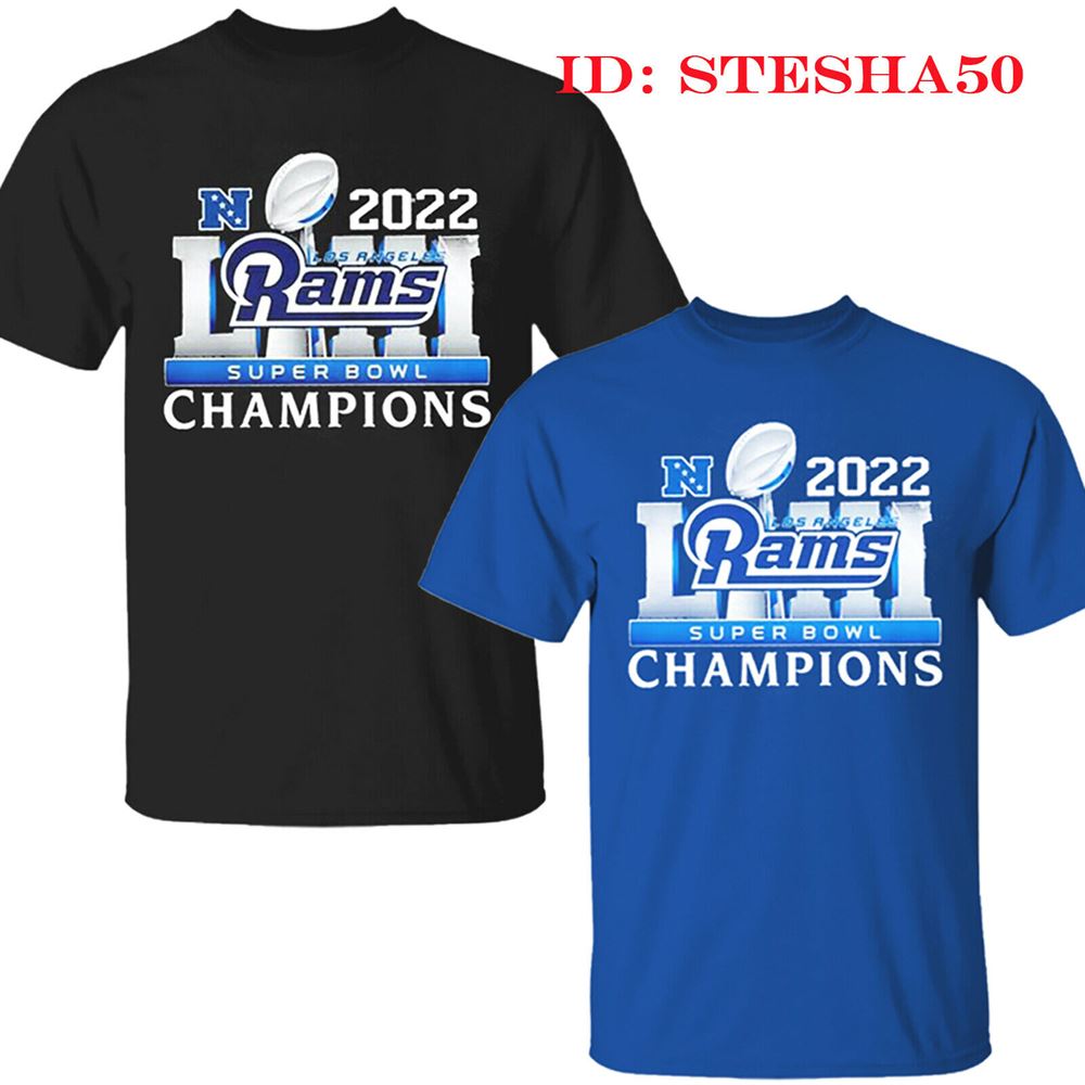 Los Angeles Rams 2022 Super Bowl Champs Football T-shirt Gift For Fan S-5xl