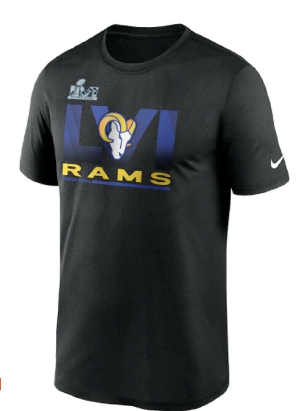 Los Angeles Rams Black Super Bowl Lvi Bound No Limits T-shirt