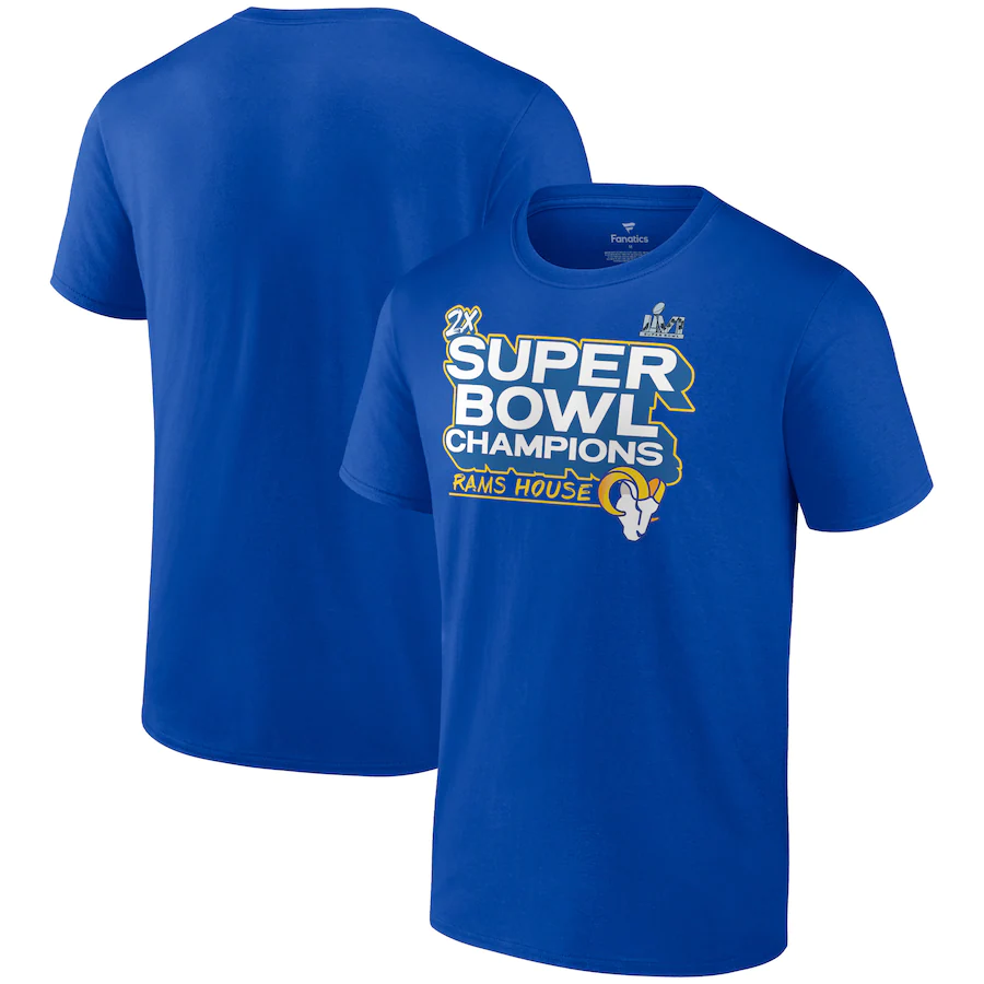 Los Angeles Rams Super Bowl Lvi Champions Big Tall Parade T-shirt