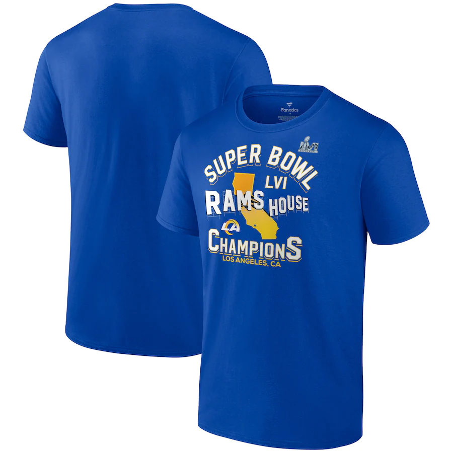 Los Angeles Rams Super Bowl Lvi Champions Hometown Hard Count T-shirt