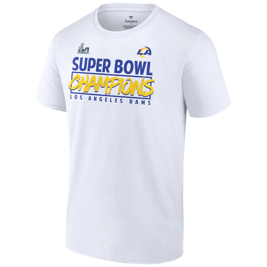 Los Angeles Rams Super Bowl Lvi Champions Stacked Roster T-shirt
