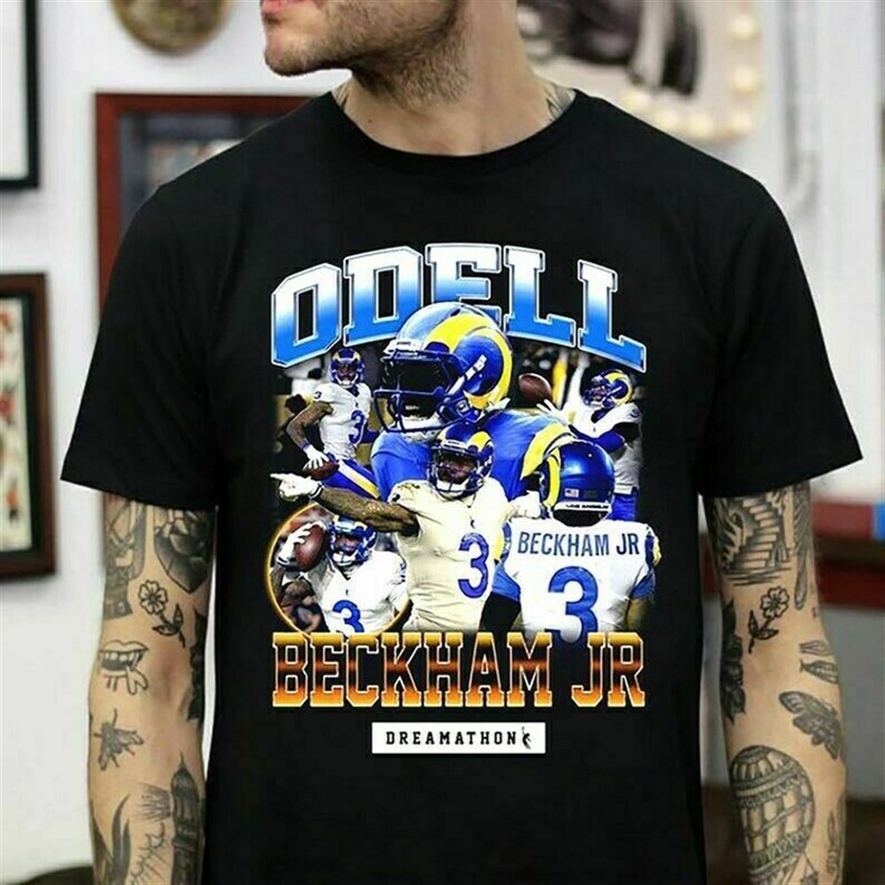 Los Angeles Rams T Shirt Odell Beckham Jr