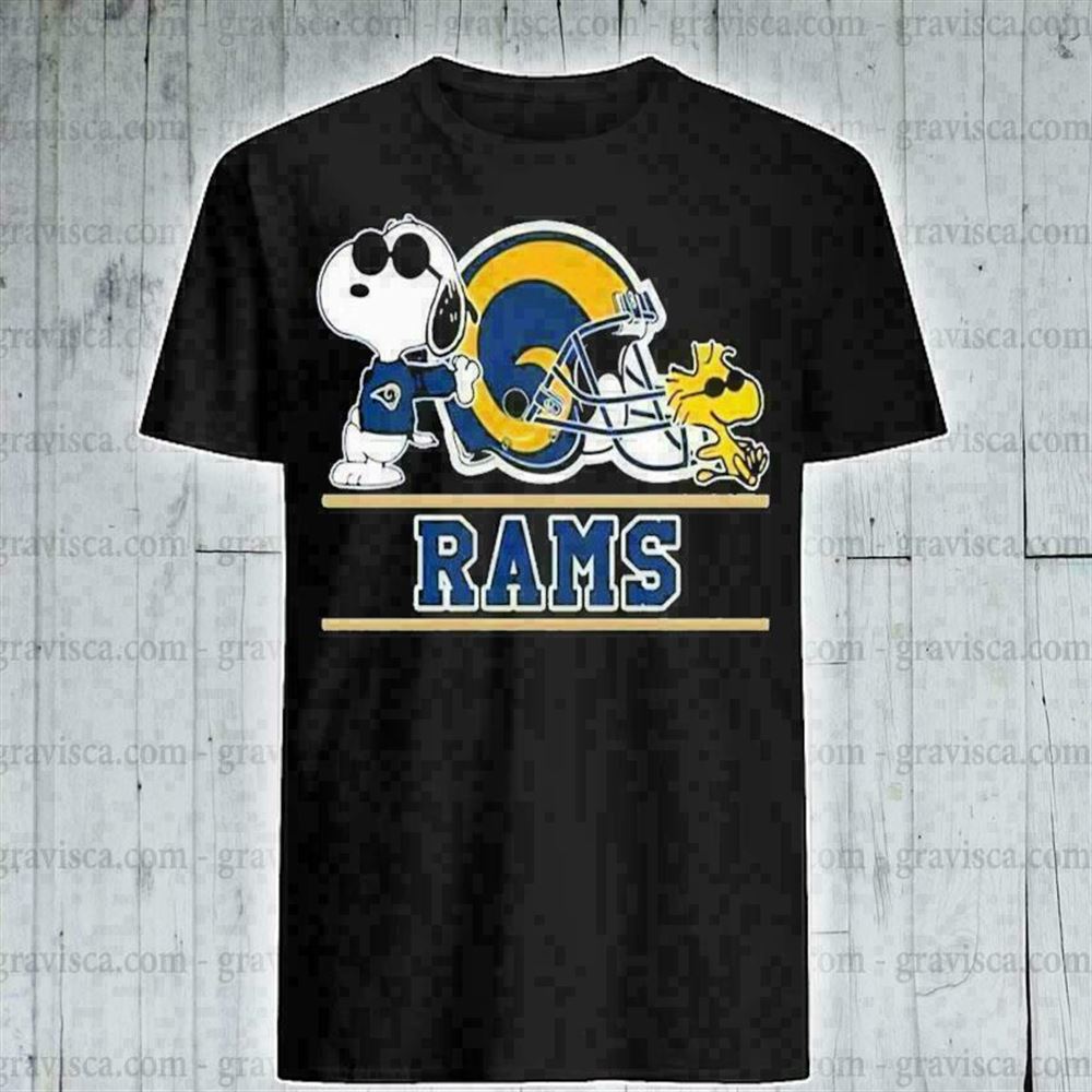Snoopy Los Angeles Rams T Shirt Nfl Football Champs 2022 Funny Vintage Gift