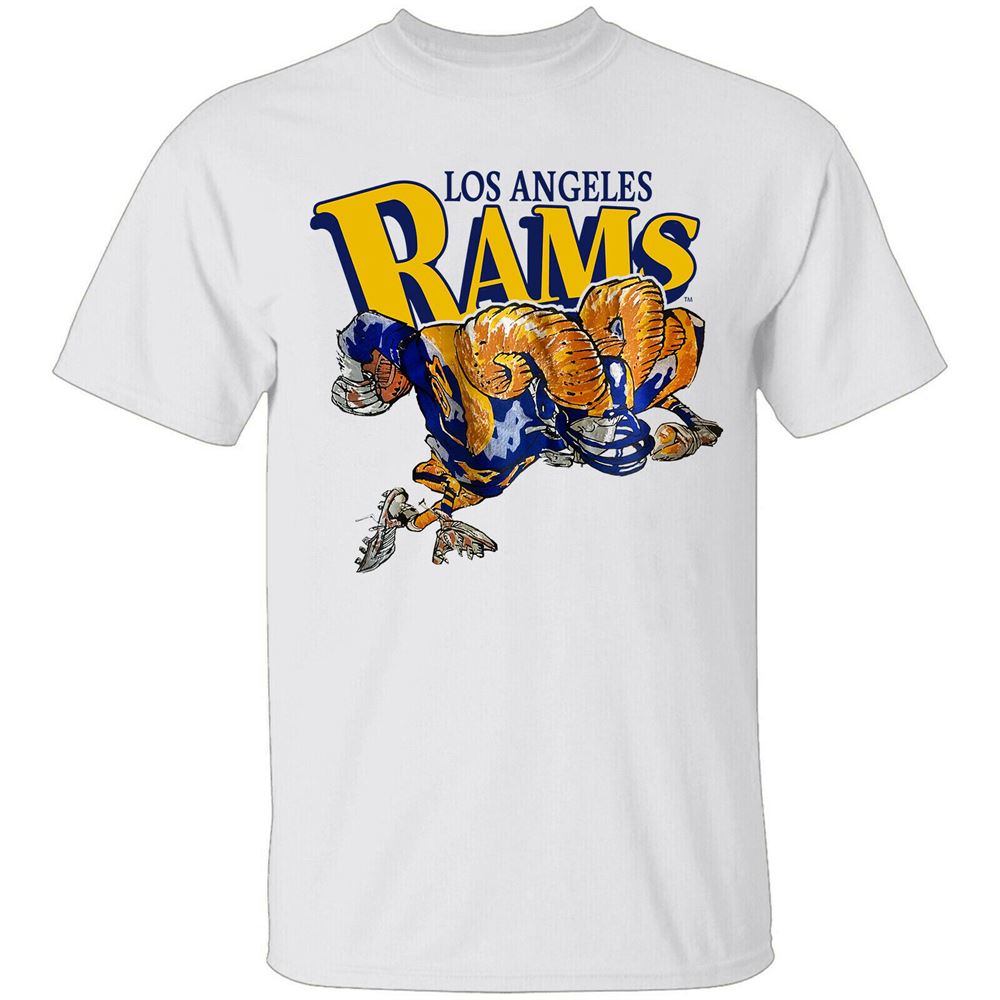 Vintage Los Angeles Rams Super Bowl T-shirt Football Team Cotton Tee Gift Fan