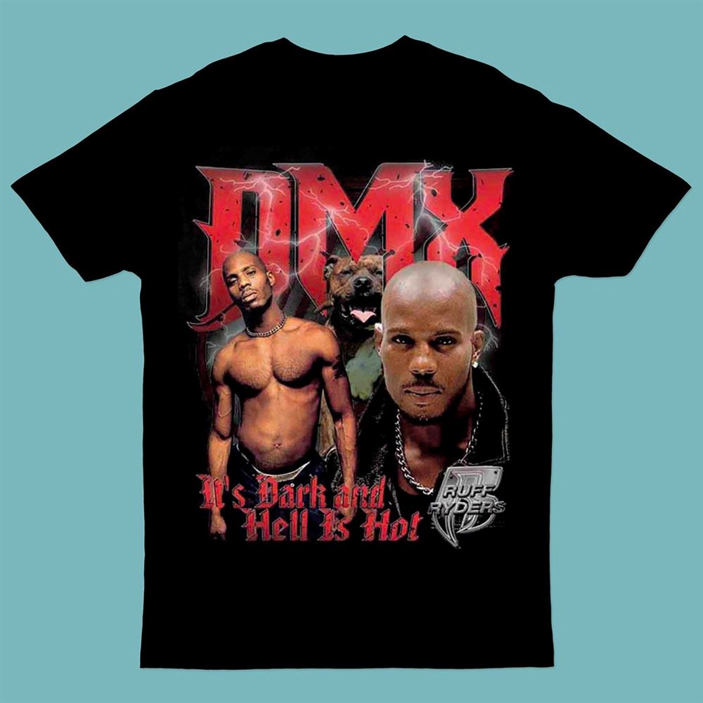 Dmx Rap Hip Hop 90s Retro Vintage T Shirt Dmx Rapper Ruff Ryder T Shir