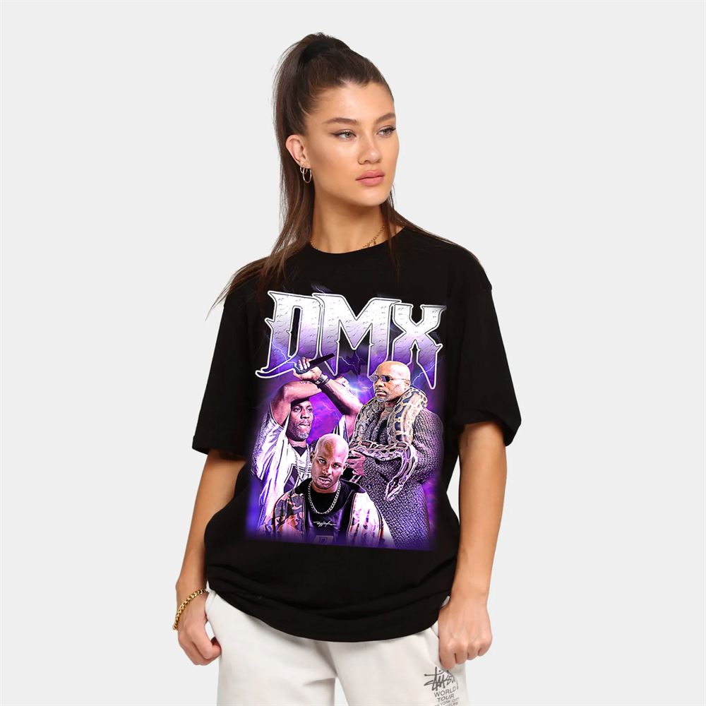 Dmx T Shirt Rare Vtg Dark Man X_dmx Get At Me Hip Hop Juice Wrld Rappe