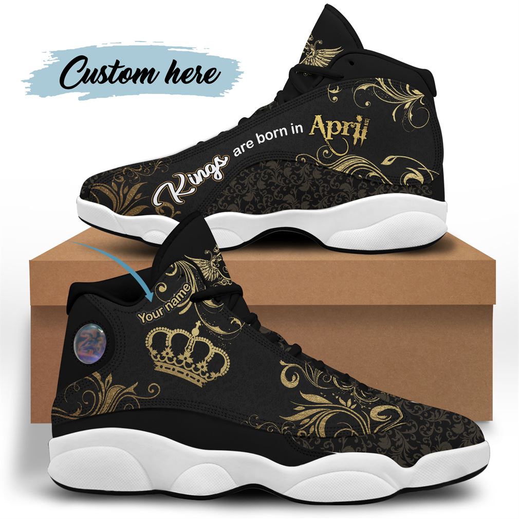 April Birthday Air Jordan 13 Shoes Personalized Sneakers Sport V09