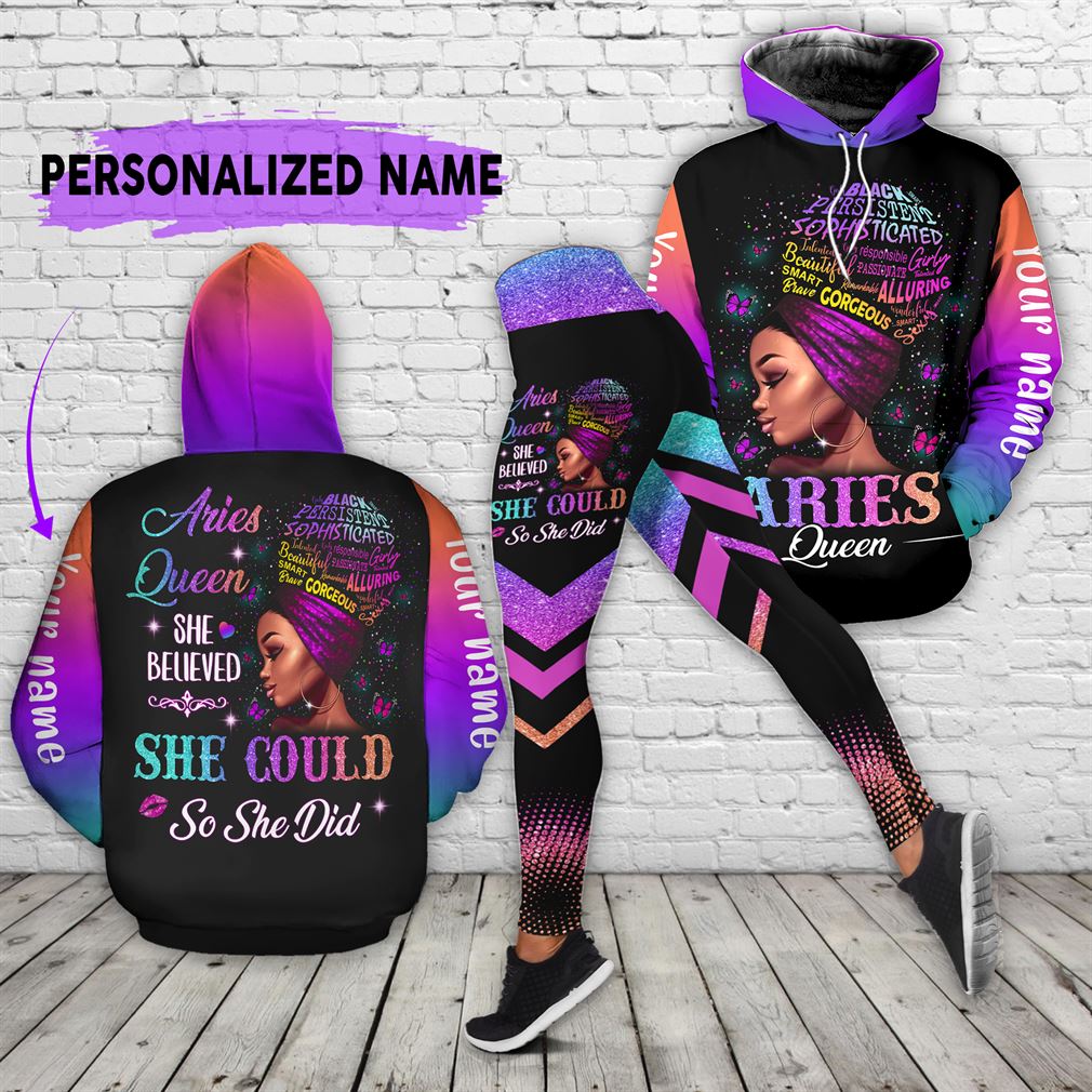 Personalized Name April Girl Combo 3d Clothes Hoodie Legging Set V15
