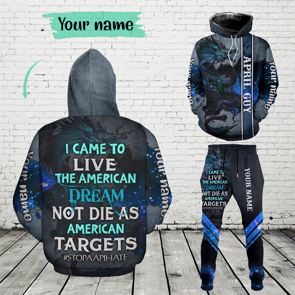 Personalized Name April Guy Combo 3d Clothes Hoodie Joggers Set V15