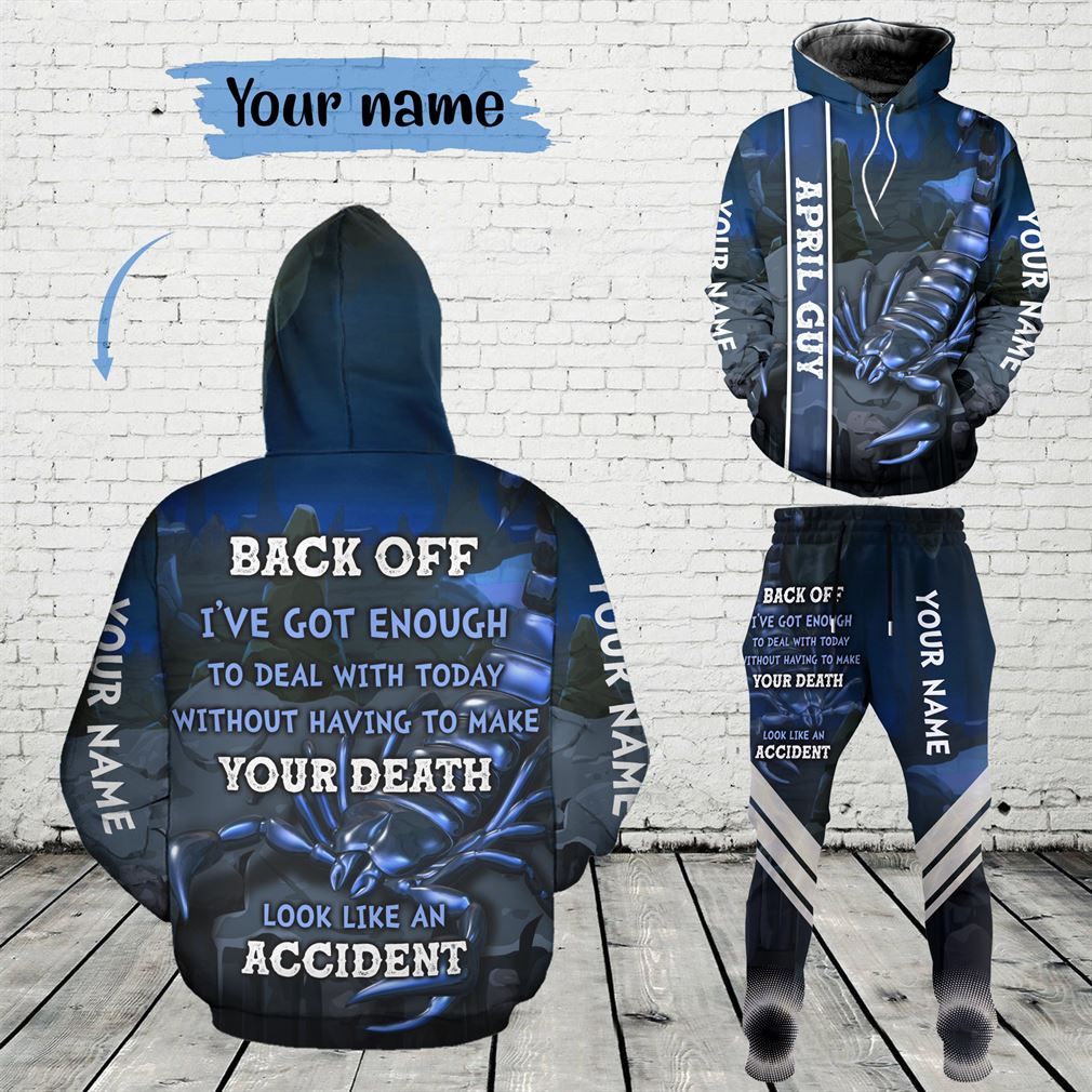 Personalized Name April Guy Combo 3d Clothes Hoodie Joggers Set V19