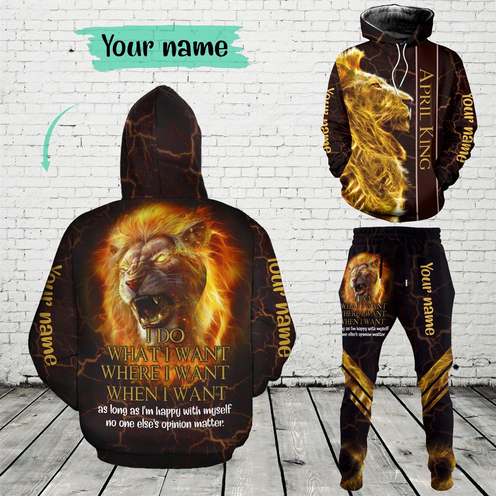 Personalized Name April Guy Combo 3d Clothes Hoodie Joggers Set V33