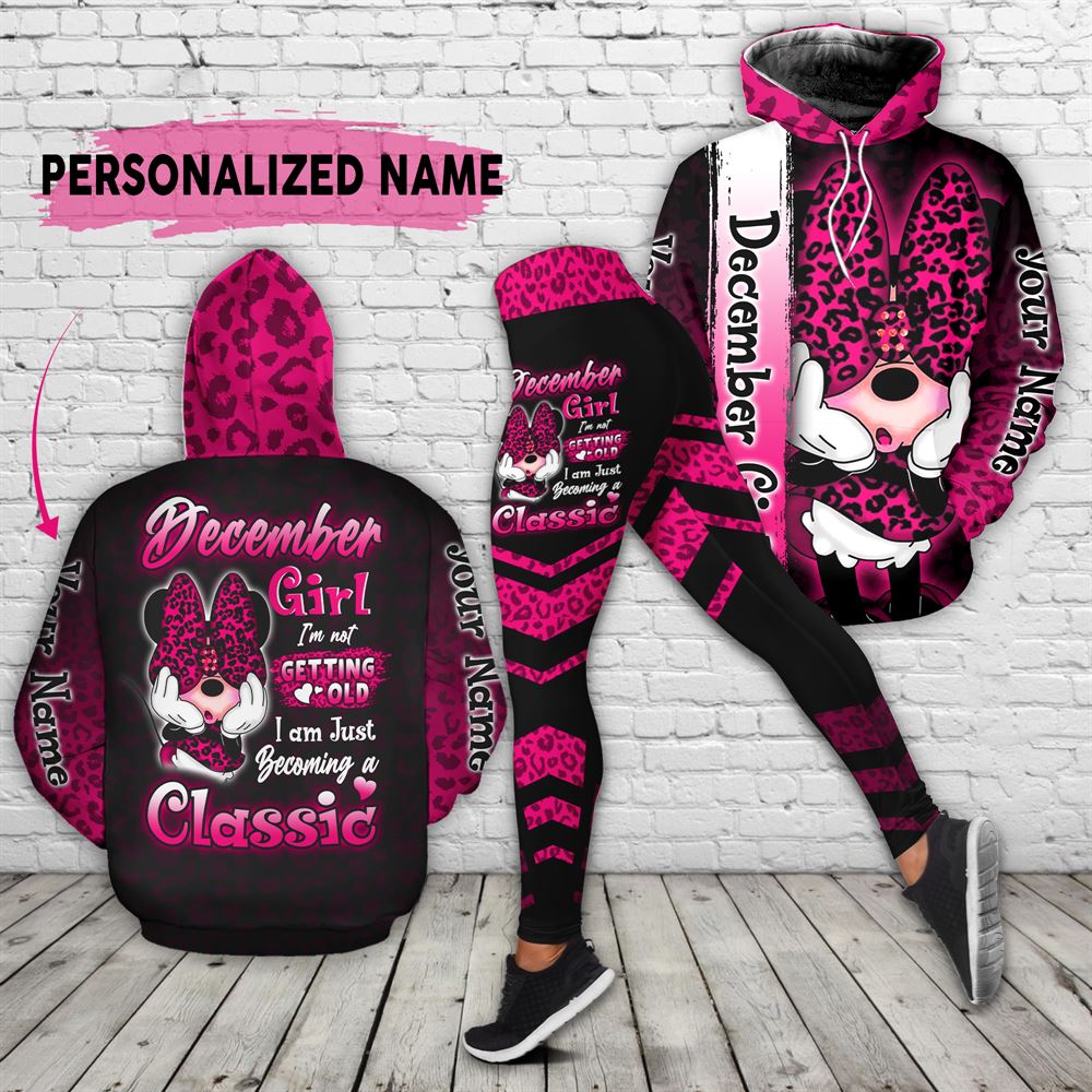 December Birthday Girl Combo December Outfit Personalized Hoodie Legging Set V031