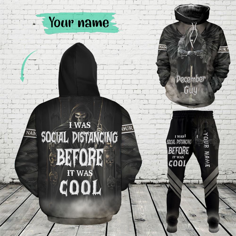 December Birthday Guy Combo December 3d Clothes Personalized Hoodie Joggers Set V01
