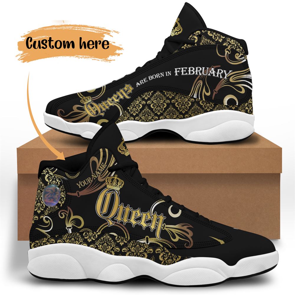 February Birthday Air Jordan 13 February Shoes Personalized Sneakers Sport V036