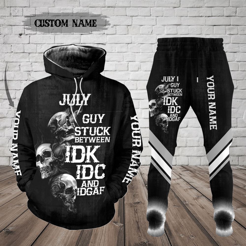 July Birthday Guy Combo July 3d Clothes Personalized Hoodie Joggers Set V021