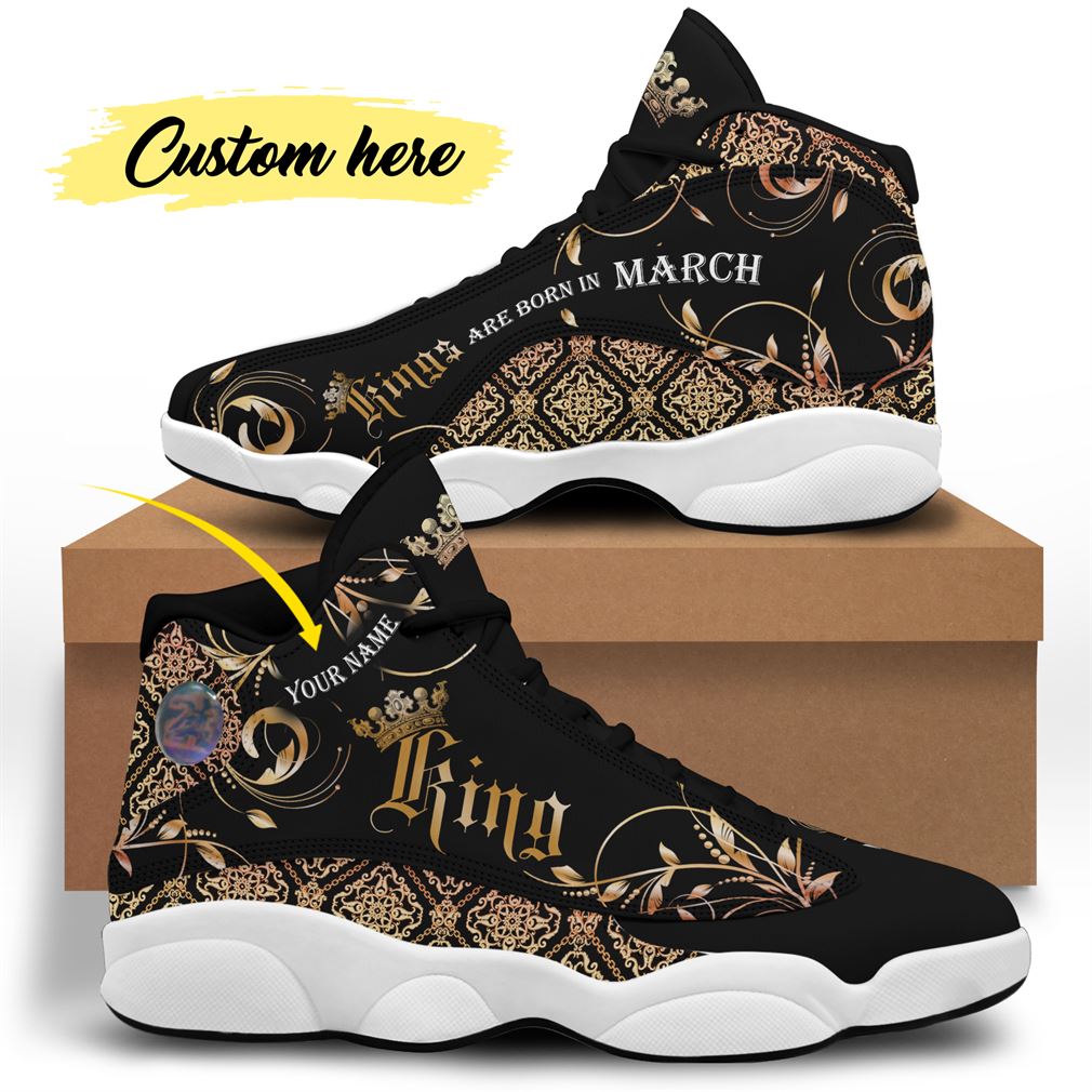 March Birthday Air Jordan 13 Shoes Personalized Sneakers Sport V01