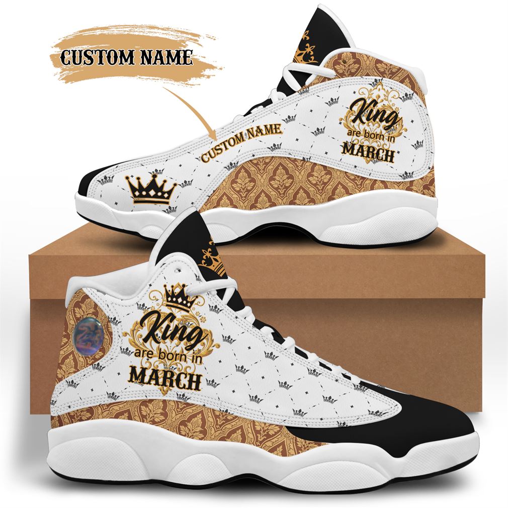 March Birthday Air Jordan 13 Shoes Personalized Sneakers Sport V05
