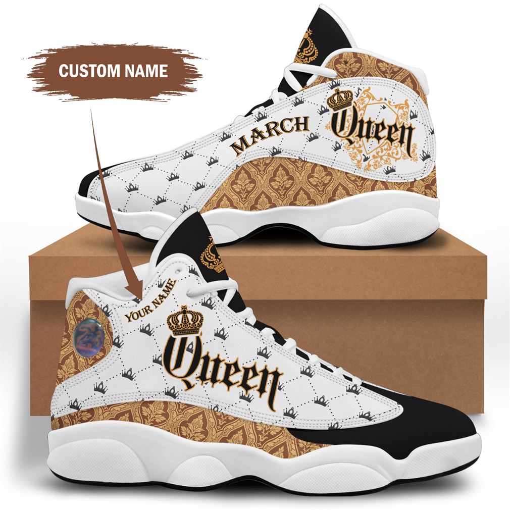March Birthday Air Jordan 13 Shoes Personalized Sneakers Sport V11