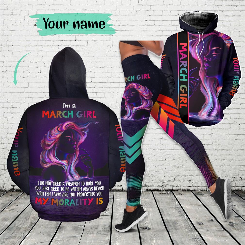 March Girl Combo 3d Clothes Hoodie Legging Set V01