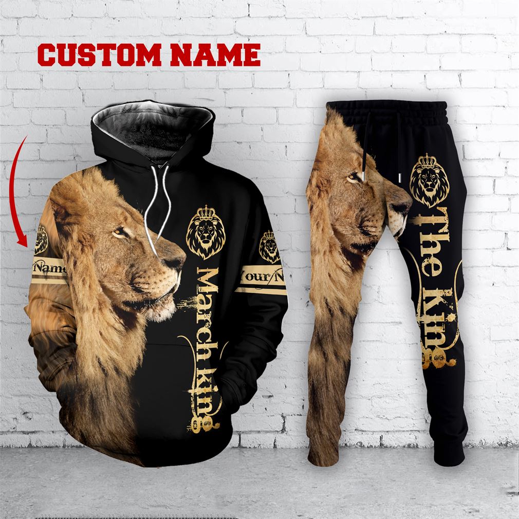 Personalized Name March Guy Combo 3d Clothes Hoodie Joggers Set V14