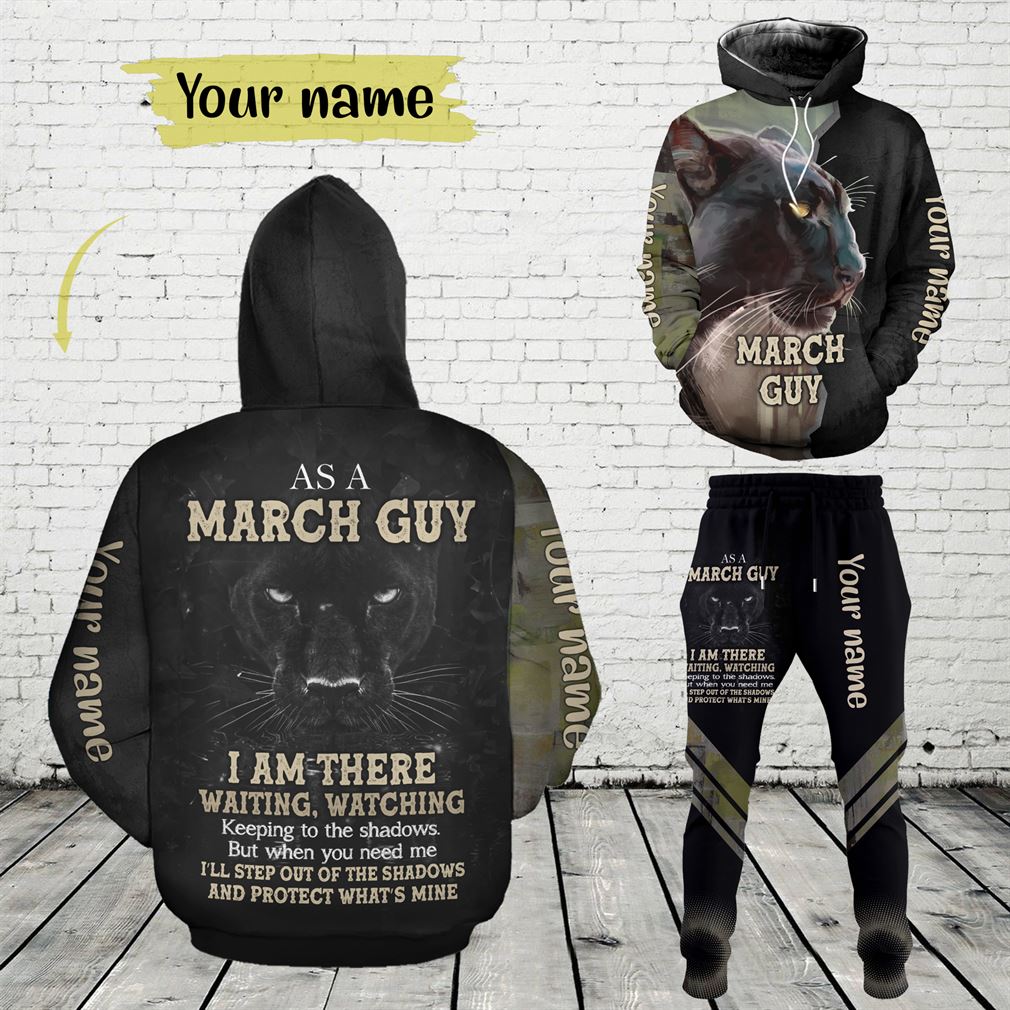 Personalized Name March Guy Combo 3d Clothes Hoodie Joggers Set V27