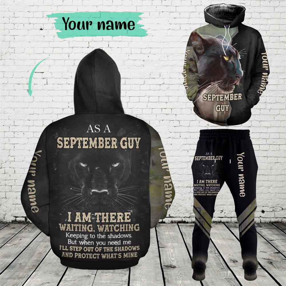 September Birthday Guy Combo September 3d Clothes Personalized Hoodie Joggers Set V027