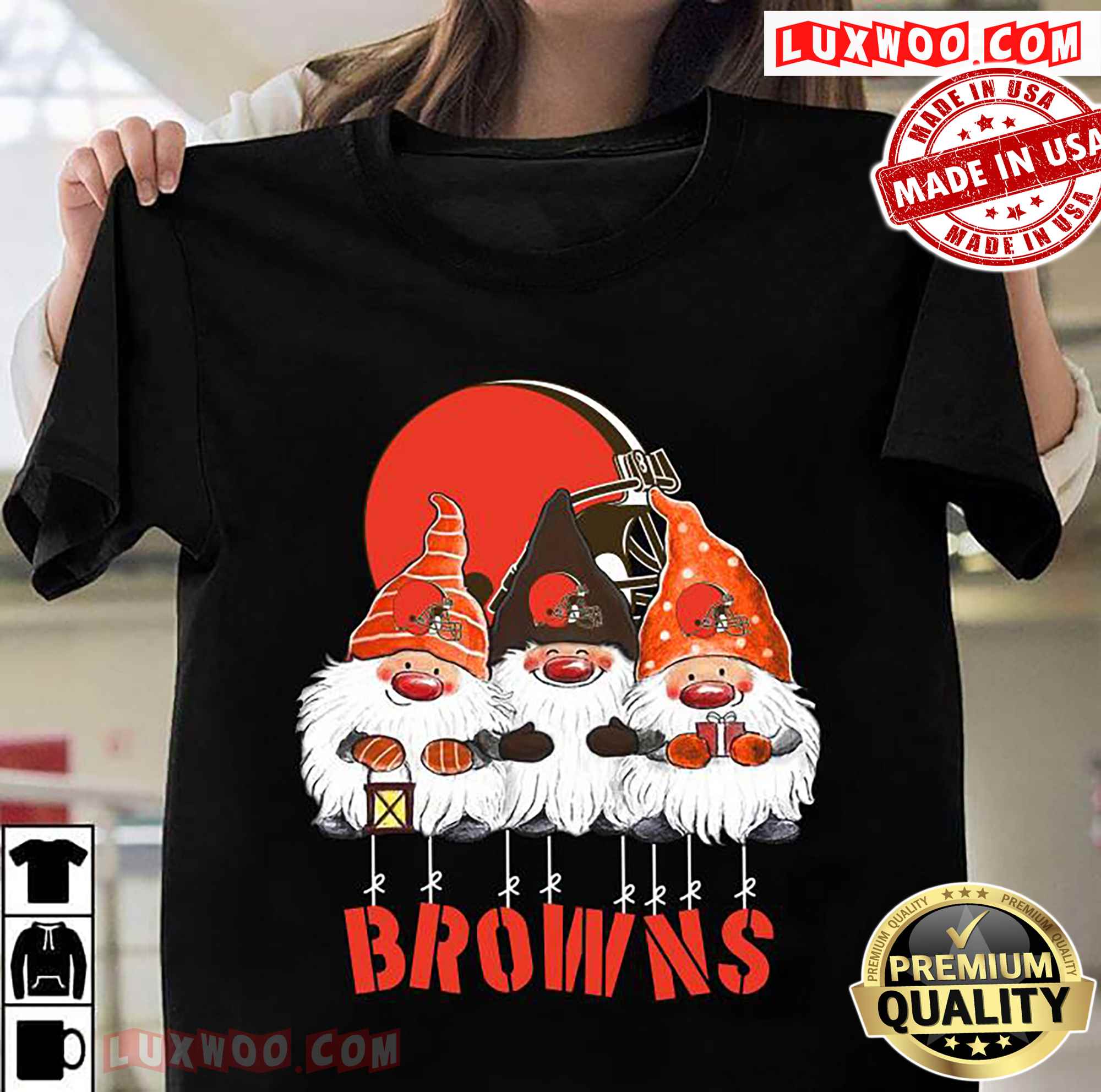 Gnomies Cleveland Browns Christmas