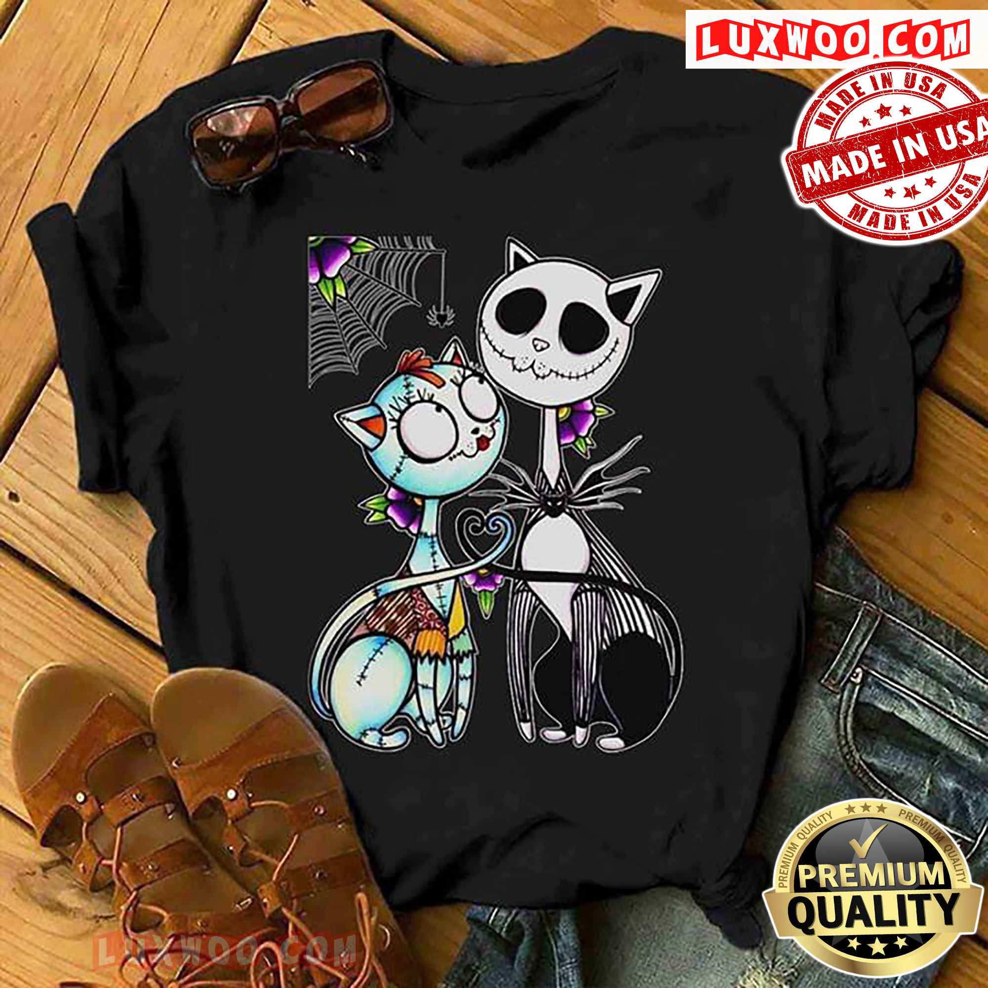 Jack Skellington And Sally Cats
