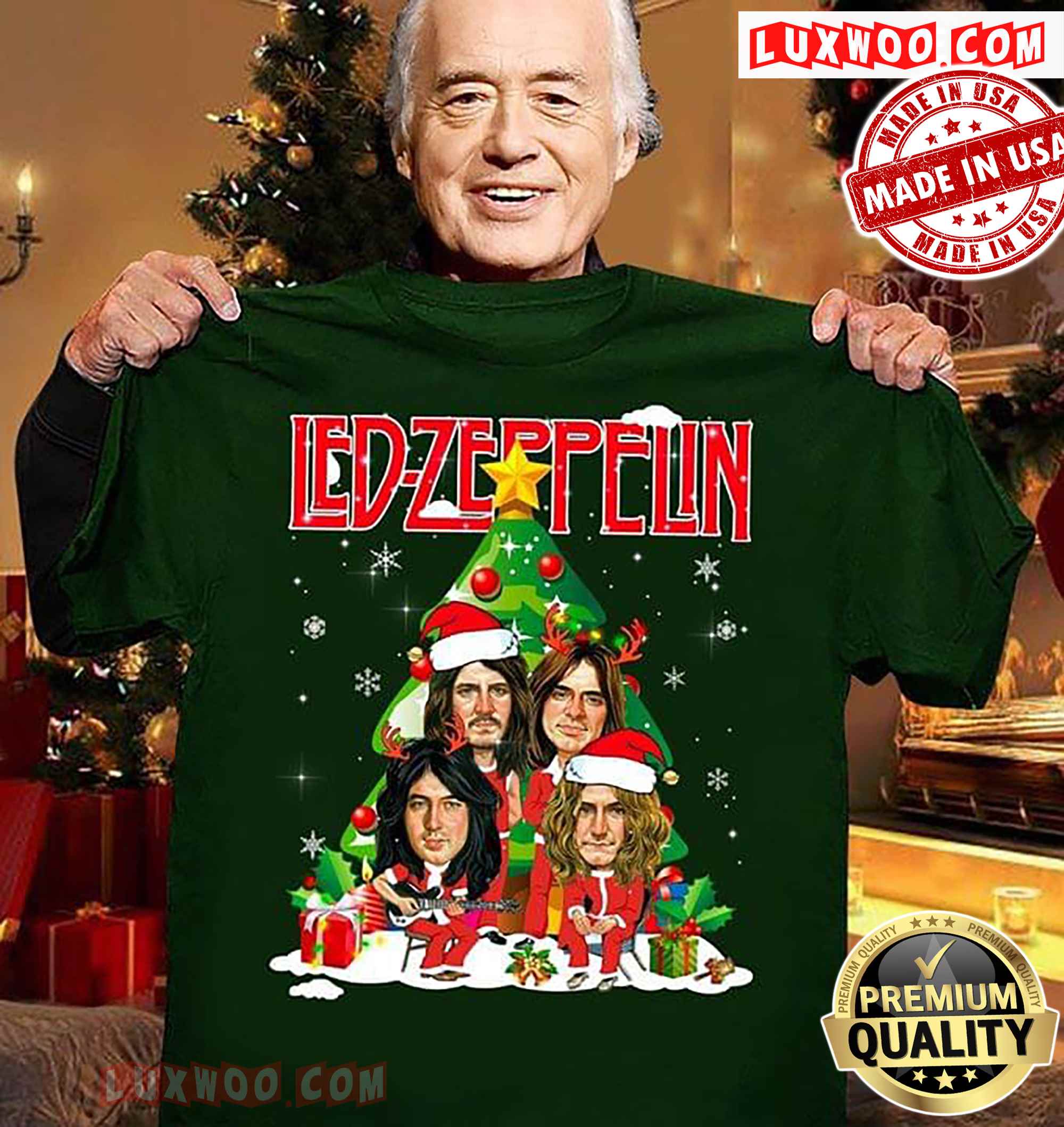Led Zeppelin Christmas Tree Xmas