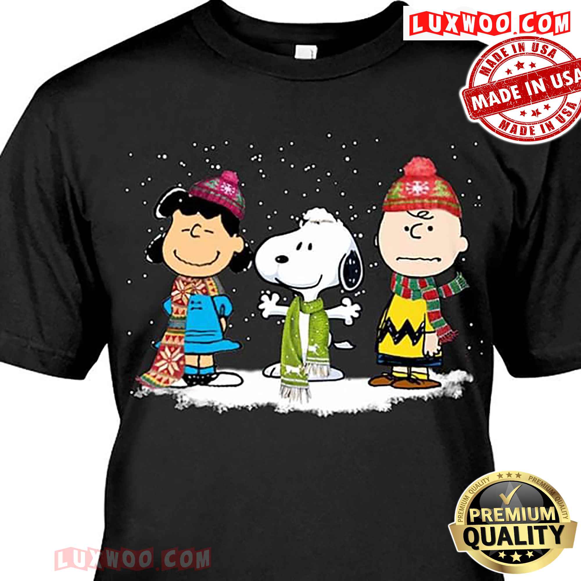 Peanuts Lucy Van Pelt Charlie Brown And Snoopy Christmas